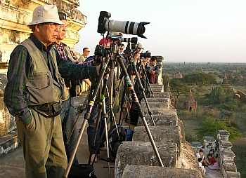 Sunset Pagoda Shwe San Daw