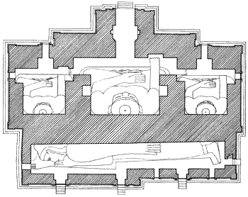 Floor plan Manuha Temple
