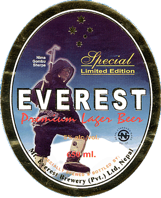 Everest Beer, the power fuel for the Trekking