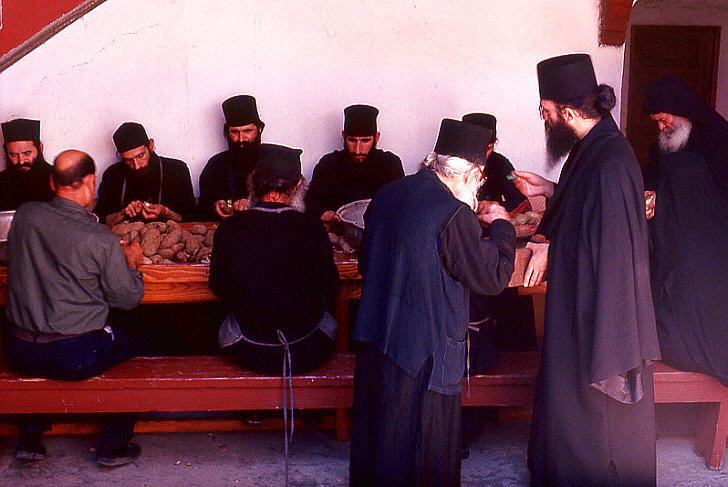 Daily life in Monastery