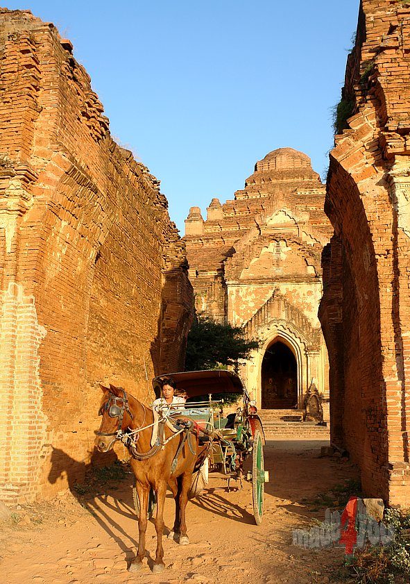 Entrance to DhammaYanGyi Temple in Bagan
