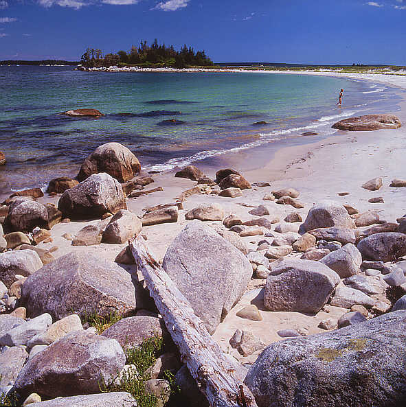 Lonesome beach on Nova Scotia