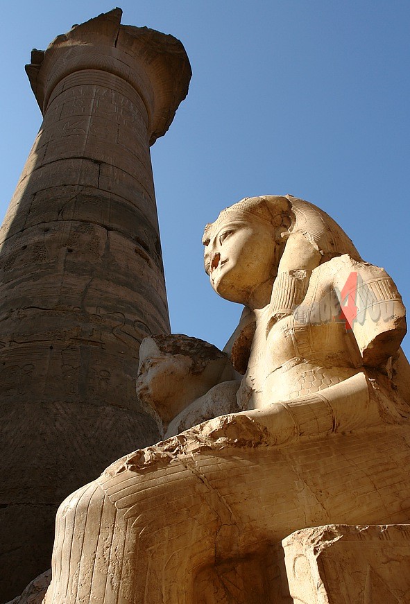 Luxor Temple in upper Egypt