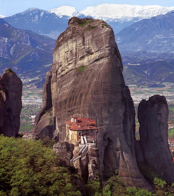 Meteora rock monastery