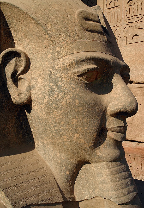 Pharao in Luxor Temple