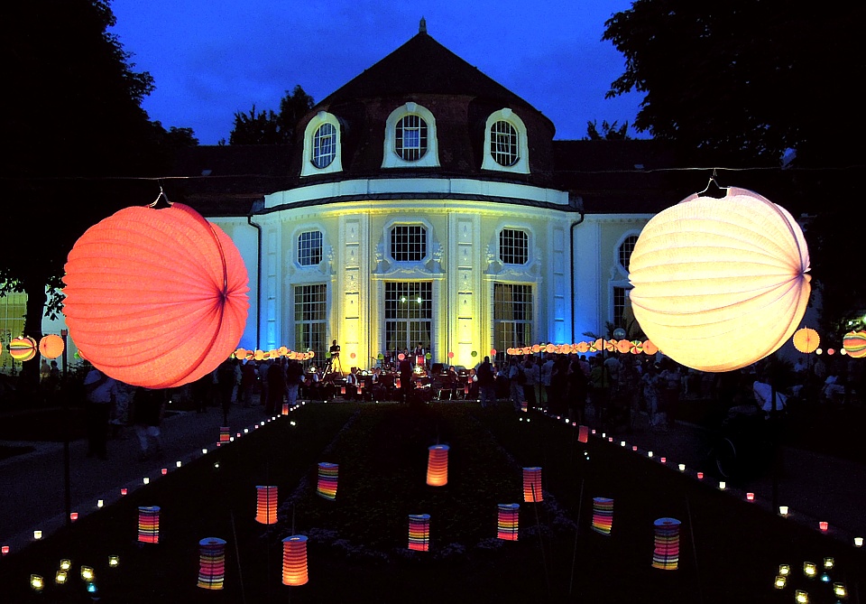 Lantern festival in the Kurhaus of Bad Reichenhall