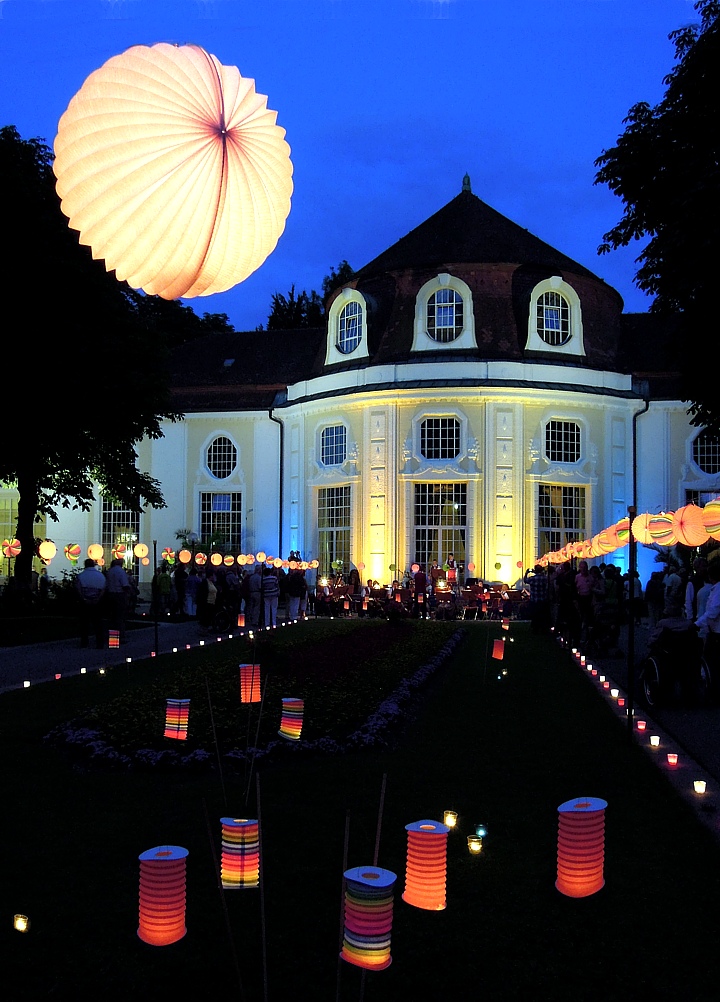 Lampionfest im Kurpark in Bad Reichenhall