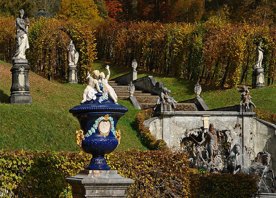 Palace Linderhof Rokoko pleasure garden