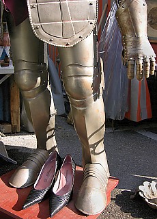 Knights armour at Kirchweihdult flea market
