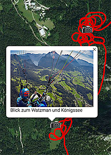 GPS Track Paragliding from Jenner downto Kingslake