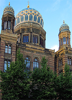 Neue jdische Synagoge an der Oranienburger Strae