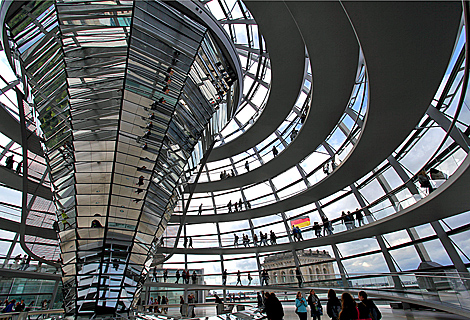 Reichstagskuppel in Berlin
