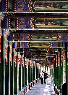Colonnade in summer palace
