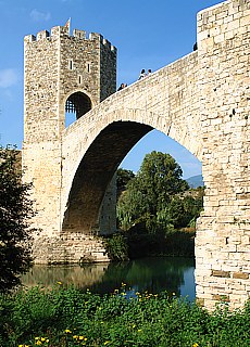 Gothic bridge in Besal