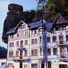 Timbered Hotel in Schmilka
