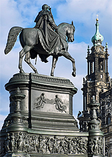 Reiterdenkmal Knig Johann von Sachsen