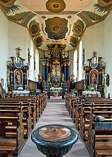 Hattenheimer church near Rdesheim