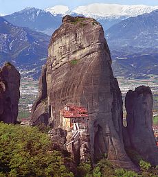 Meteora rock monastery