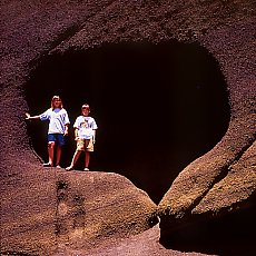 Sandstone caves