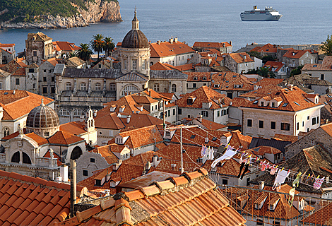 Above the rooftops of Dubrovnik