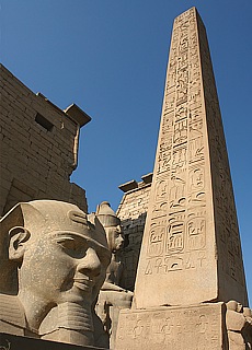 Obelisk in Luxor Temple