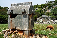 Lycian sarcophagi in the ancient city Istlada