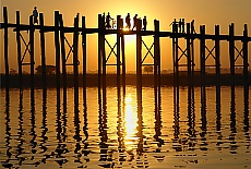 Sunset on the U-Bein Bridge