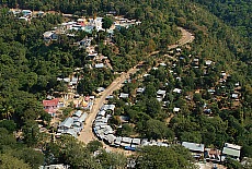 Village below Mount Popa
