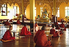 Young Monks in a Monastery school in Kalaw