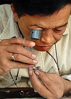 Watchmaker in Pyin Oo Lwin