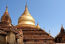 Golden Dhamma-Ya-Zi-Ka Pagoda in Bagan