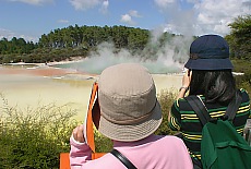 Japanese Tourists at Champagne Pool