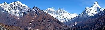 Khumbu with Mount Everest, Lothse and Ama Dablam