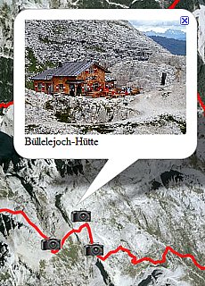 GPS-Track Buellele Joch hut (17,1 km)