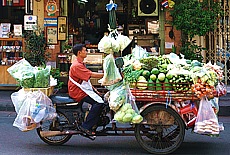 Gemsehndler in Bangkok