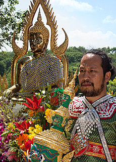 Buddhistisches Vesakh Fest im Westpark Mnchen