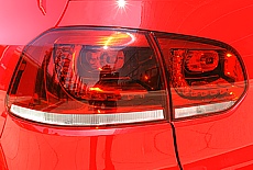 VW Golf GTD with LED backlights